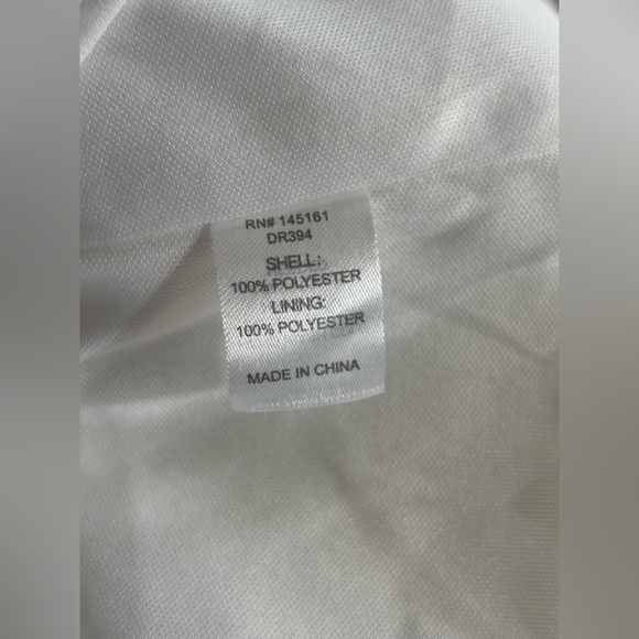 C Elegant White Sleeveless High Neck Open Shoulder Lightweight Dress Sz. XL Lace - Picture 7 of 16